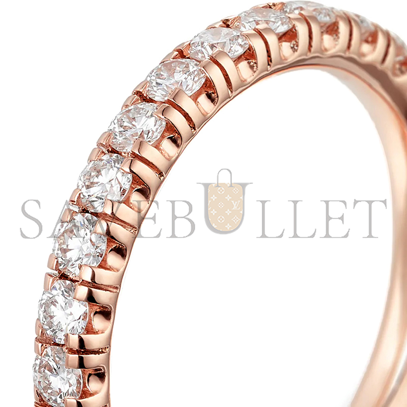 CARTIER ETINCELLE DE CARTIER WEDDING RING, WIDTH 2.6 MM, SEMI-PAVED B4216400